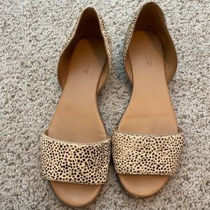 J. Crew Leopard Flats